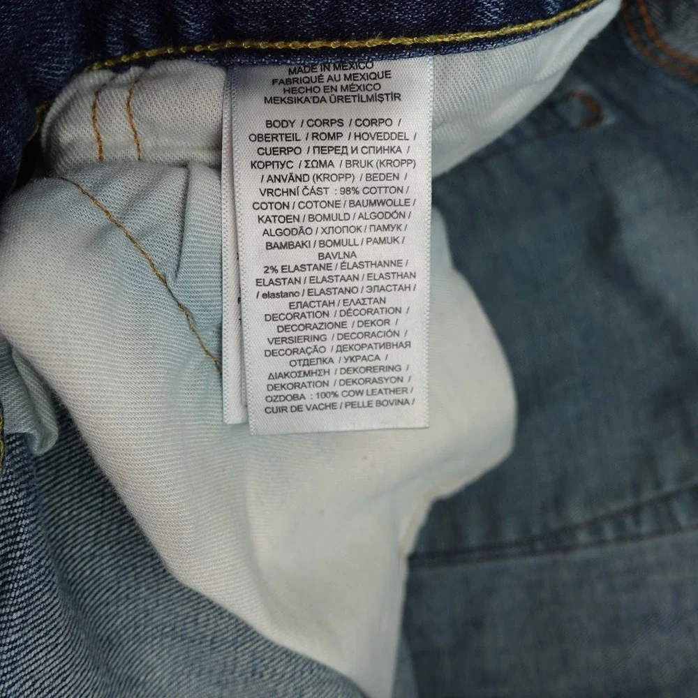 Polo Ralph Lauren Hampton Relaxed Straight Jeans Mens 46Bx32 Blue Medium Wash